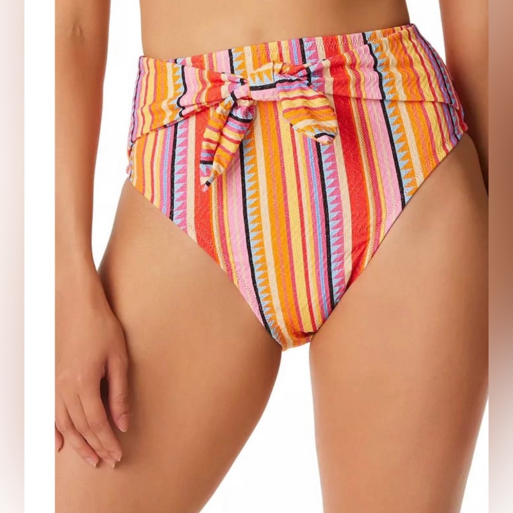 Jessica Simpson Hi-Cut & High Waist Swim Bottoms w/ Tie detail - NWT